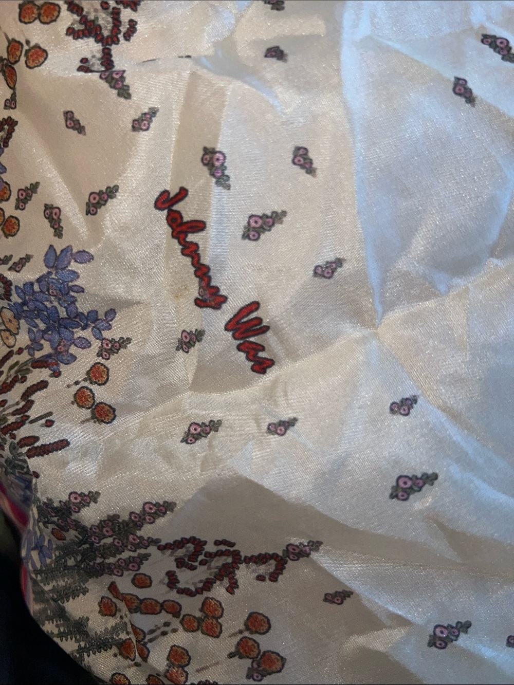 Johnny Was Forest Silk Scarf - Picture 9 of 9